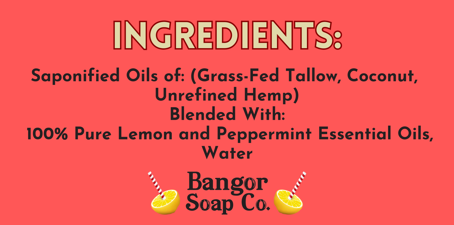 Cooling Lemon Peppermint Bar | 4.25 oz.